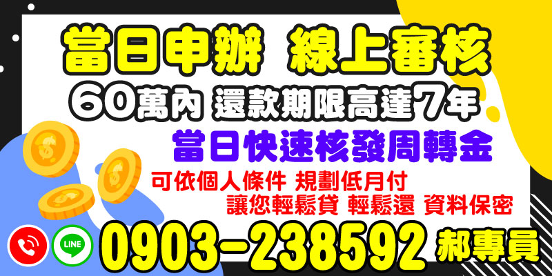 現代社會中，每個人都可能遇到急需資金的狀況，而我們的貸款服務正是為了解決您的燃眉之急！
提供您快速、方便又可靠的貸款選擇，讓您在最短時間內獲得資金支援，實現財務自由的目標。